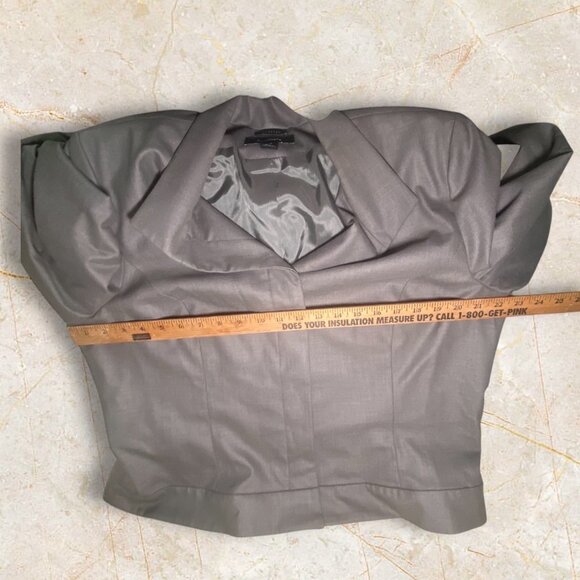 Jones New York Womens Gray Stretch Blazer Jacket Size 18 Careerwear Office - Picture 9 of 10